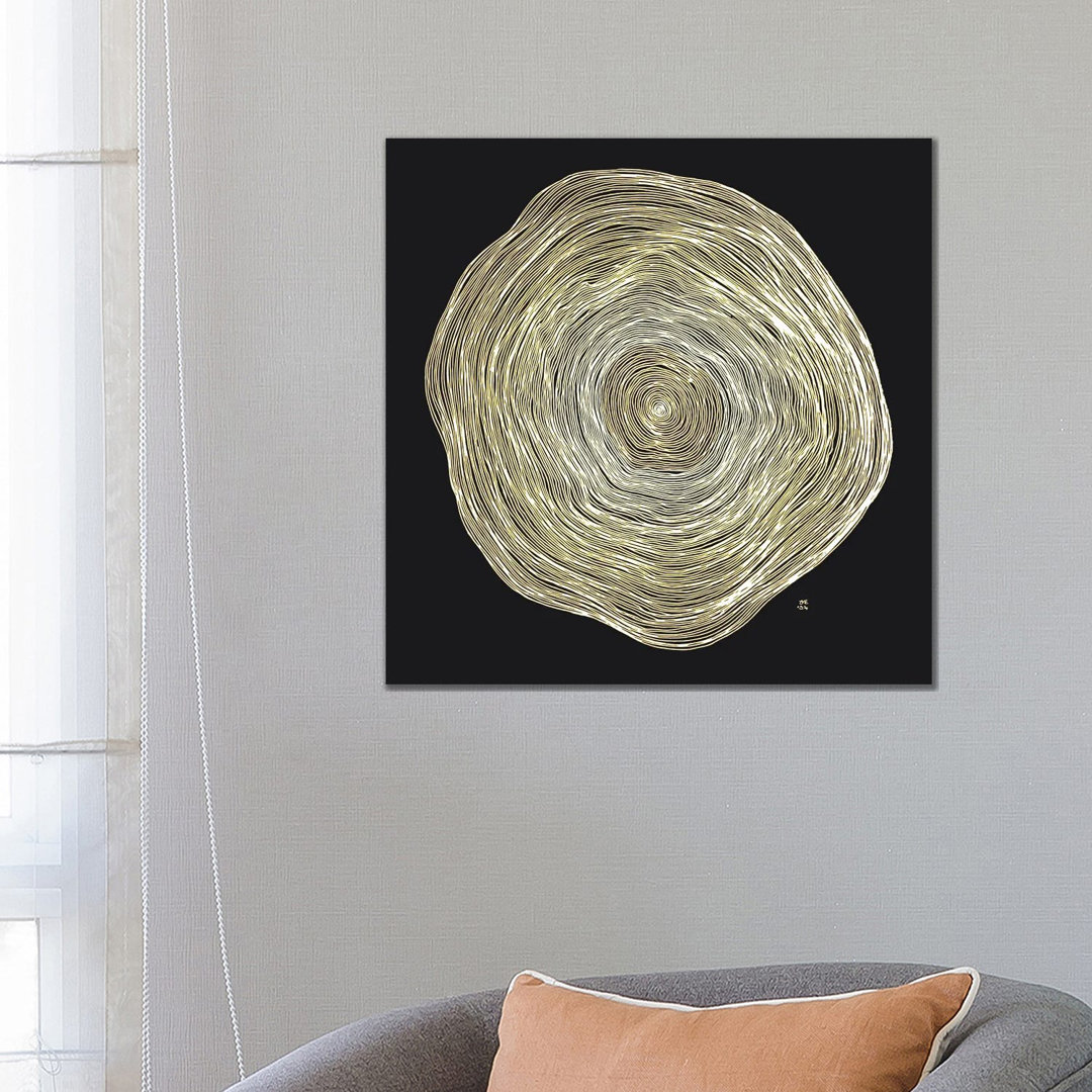 Infinity Rings von Daphné Essiet - Galerie-verpackte Leinwand Giclée auf Leinwand