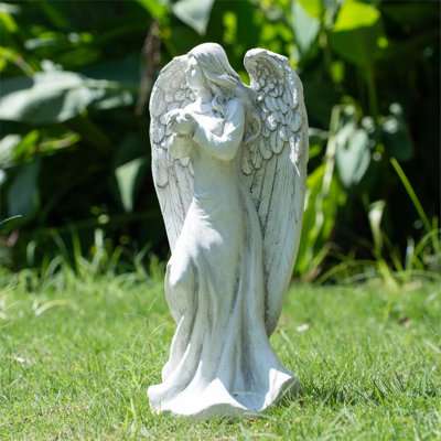 Sculpture réaliste en oxyde de magnésium, figurine résistante aux intempéries pour la décoration du hall d'entrée du patio intérieur, finition artistique lisse pour la maison