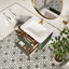 Meuble-lavabo mural flottant avec lavabo intégré-131988157