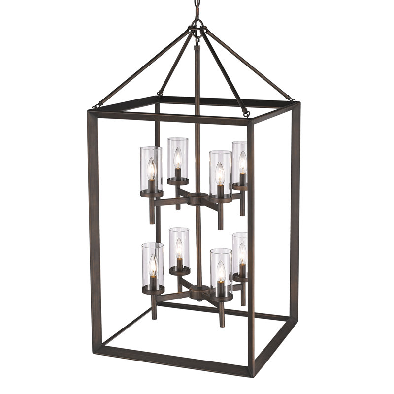 Luminaire suspendu lanterne à 8 lumières Avuyer