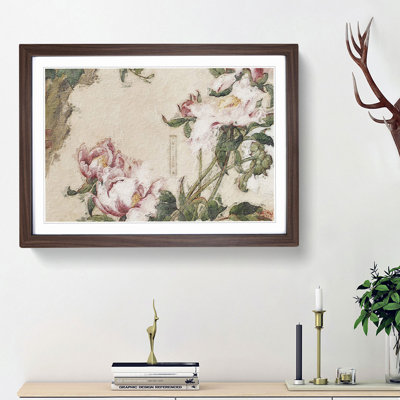 Peony Flowers by Lang Shining - Picture Frame Painting Print