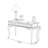 Brown Rectangular Solid Wood with drawers desk-1203024317