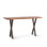 Elliston 58" Console Table In Sheesham And Matte Black Iron