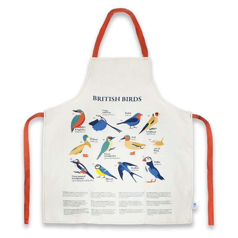 No Pattern And Not Solid Colour Cotton Bib Apron