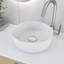 Meuble-lavabo simple autoportant 48 po en chêne avec vasque en céramique blanche