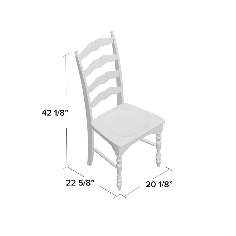 Prunier Solid Wood Side Chair