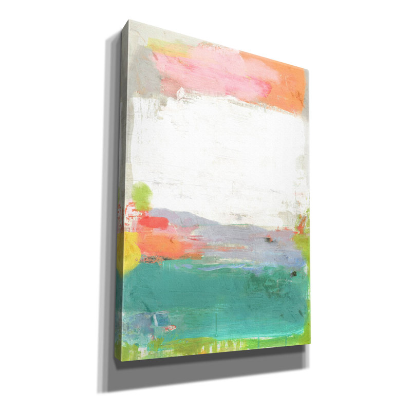 «Lagoon» par Suzanne Nicoll, art mural sur toile, 26 po x 40 po, H 26 po x l 18 po x P 0,75 po