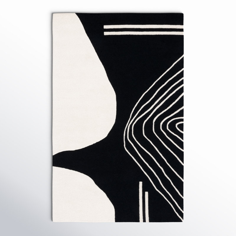 Arabelle Rodeo Drive 860 Area Rug In Black / Ivory, Rectangle 5' x 8'