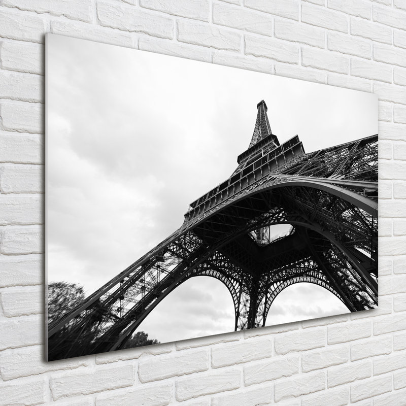 Eiffel Tower Paris - No Frame Print on Glass