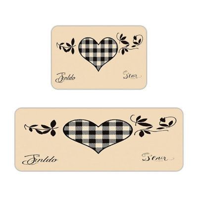 Tapis de cuisine 2 pièces
