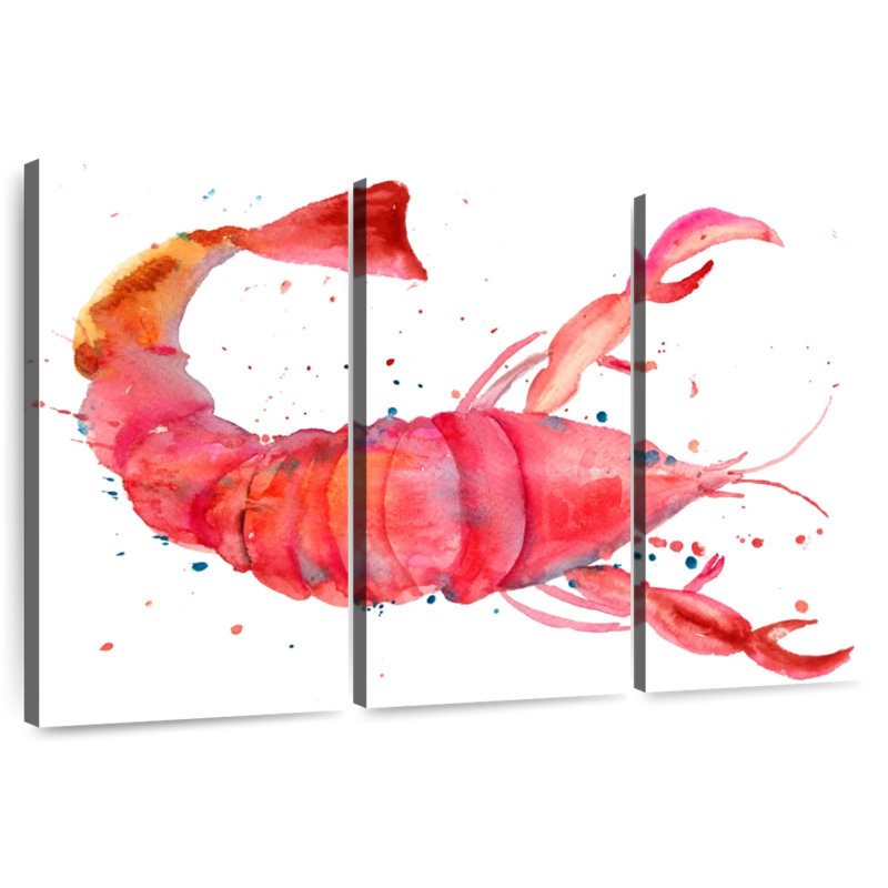 Homard rouge Brampt, H 20 po x l 33 po