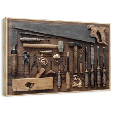 Vieux outils de menuiserie