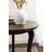 Mariona Round Mango Wood Entryway Table with Curved Legs-1366171082