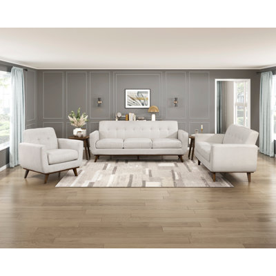 Ensemble de canapé contemporain 3 pièces Beige