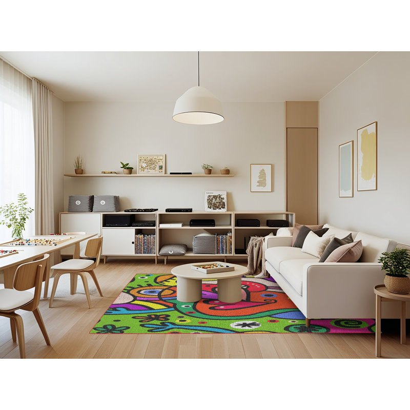 Indoor Rug, Rectangle 7' x 9'