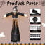 Décorations d'extérieur gonflables Hioasis 11 pi pour Halloween - Décoration gonflable pour halloween