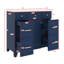 36" Bathroom Vanity With Ceramic Sink,Soft Close Doors, Adjustable Shelves, 3 Drawers-165838050