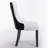 PU and Velvet Upholstered Dining Chair-622743596