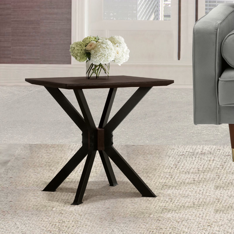 Table de bout pirate en acacia moderne