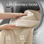 Rideau de douche semi-transparent 72 po x 72 po Laurel-50224891-50224888