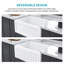 24'' L Single Bowl Ceramic Kitchen Sink