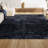 Felicdad Shag Plush Denim Blue Rug-1233603490