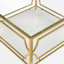 Table basse 33,5 "carrée en verre-150844948