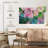 " Abstract Peonies Canvas Print "-461600036