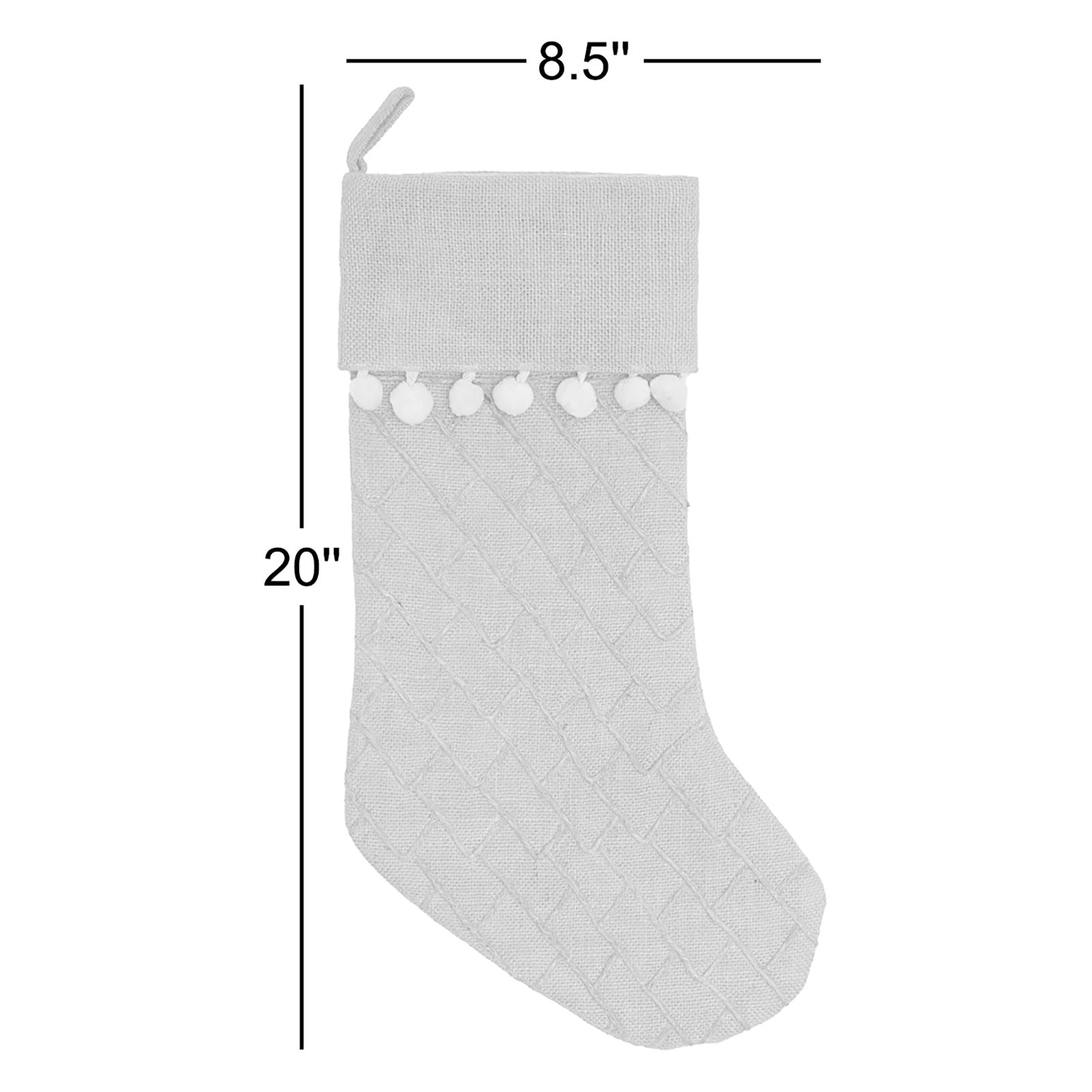 Burlap Stocking