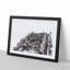 Tyne Bridge in Gateshead Newcastle in Abstract - Picture Frame Graphic Art Print-55778261-55778262