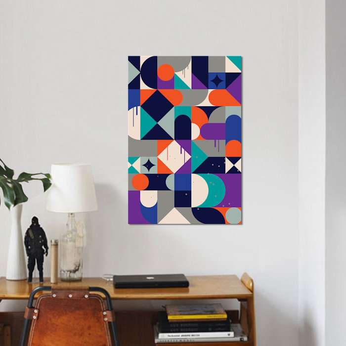« reno », impression sur toile, H 12 po x l 8 po x P 0,75 po, Toile tendue, Pas de tapis