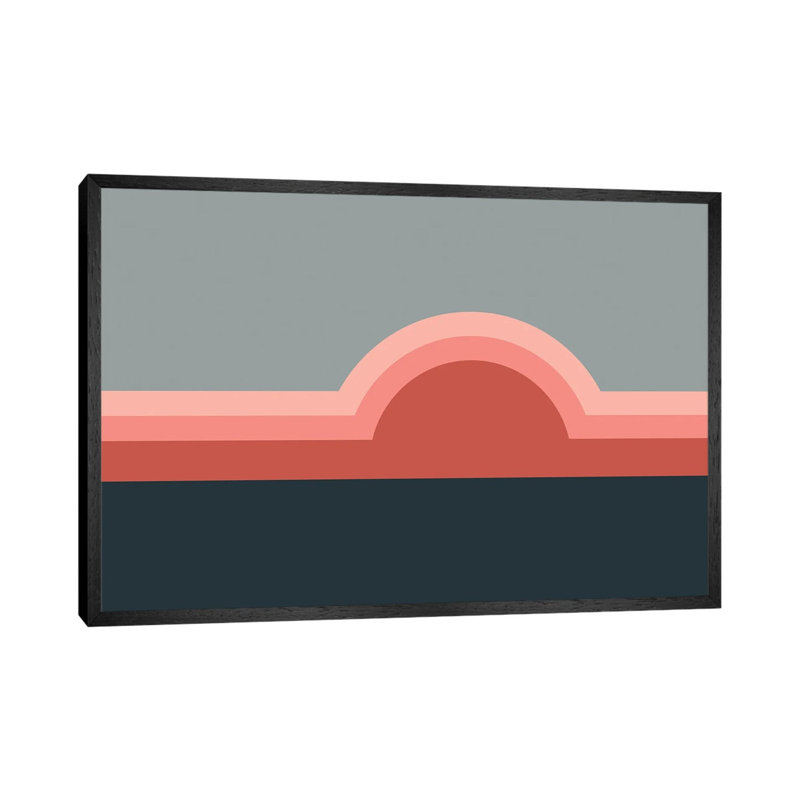 Print on Canvas, 66.04 cm H x 101.6 cm W, Black Framed