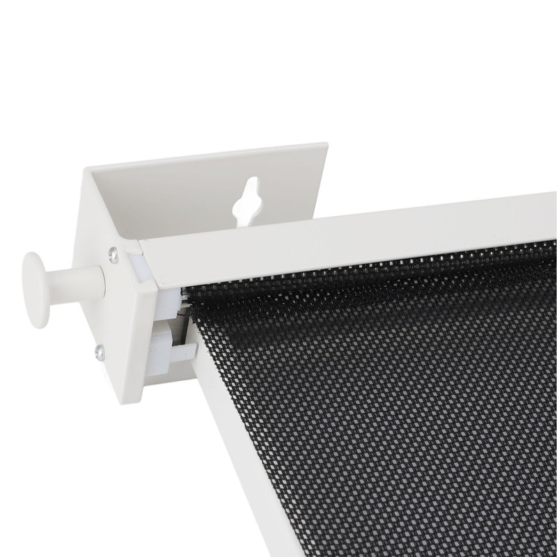 Aluminum Wall-Mounted Drying Rack, White