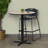 Neyland Cain Square X-Base Cafe Table-32520397-32520402