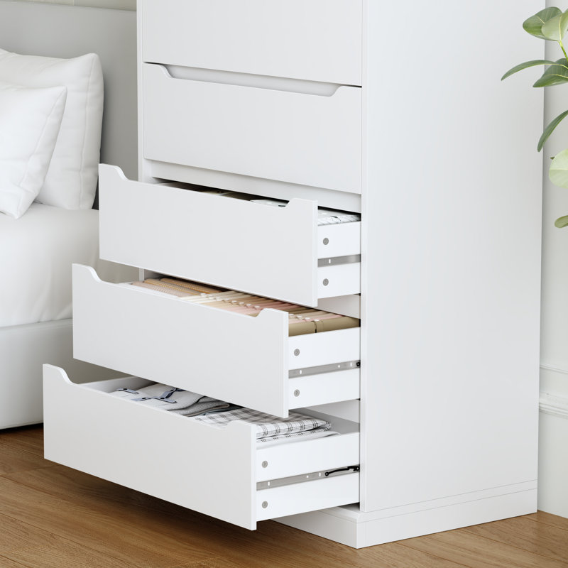 Commode 7 tiroirs, Blanc