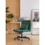 Chaise de bureau Criss Cross sans accoudoirs avec roulettes pour le bureau personnel, la méditation et le maquillage.-2037935366-2037935361