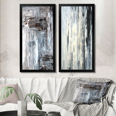 Colorfields - ensemble de 2 impressions sur toile