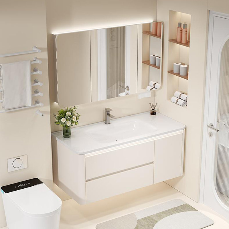 Nordic style simple bathroom cabinet