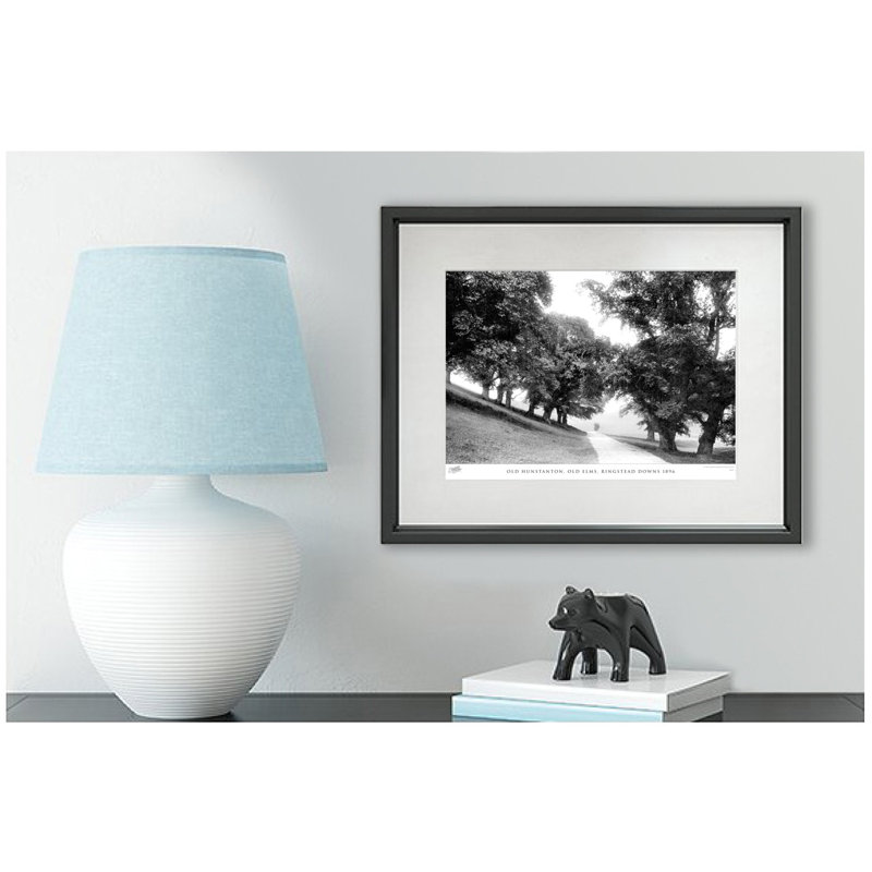 Old Hunstanton, Old Elms, Ringstead Downs 1896 by Francis Frith - Single Picture Frame Print, 28cm H x 36cm W x 2.3cm D