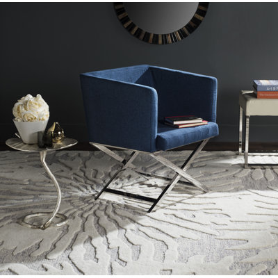Fauteuil en polyester de 23,4 po Caycen