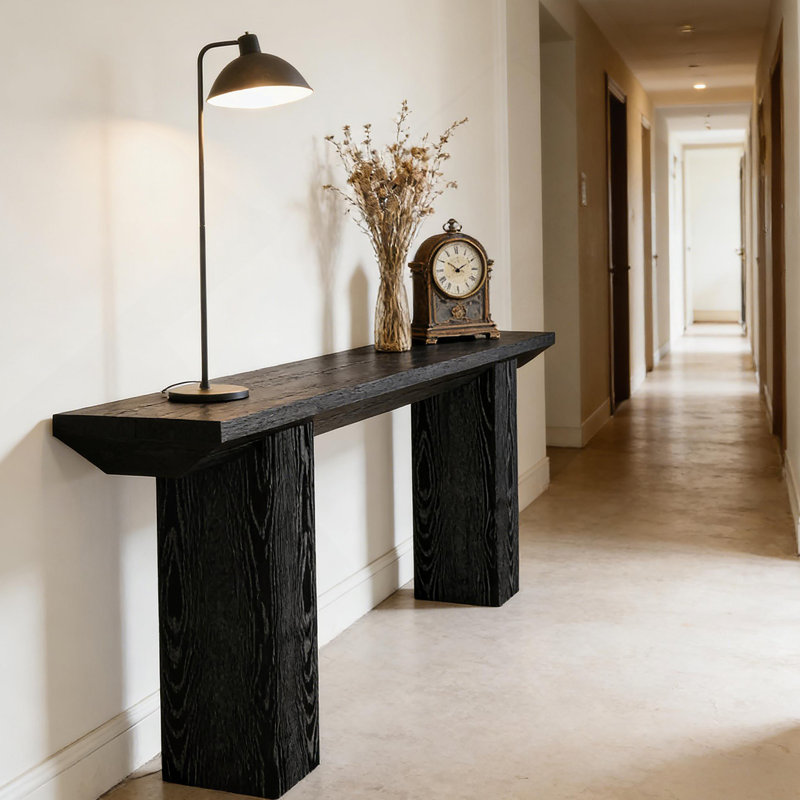 Console et canapé triangulaires modernes pour vestibule | Idée de cadeau, Black