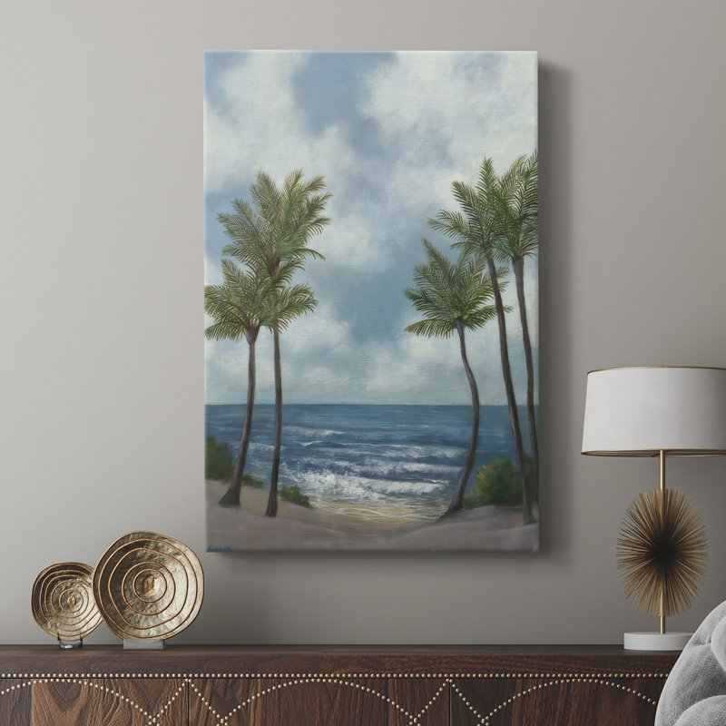 Palmier côtier II - galerie Cavas sur mesure, H 48 po x l 32 po