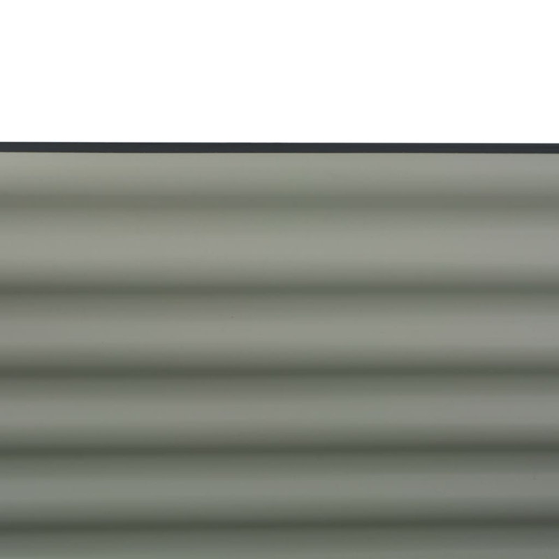 Metal Planter Box, 81cm H x 400cm W x 80cm D, Grey