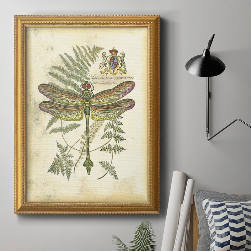 Toile encadrée de qualité supérieure Regal Dragonfly III (PP), H 20 po x l 16 po x P 2,5 po