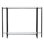 42 in. White Marble Accent_Console_Sofa Table