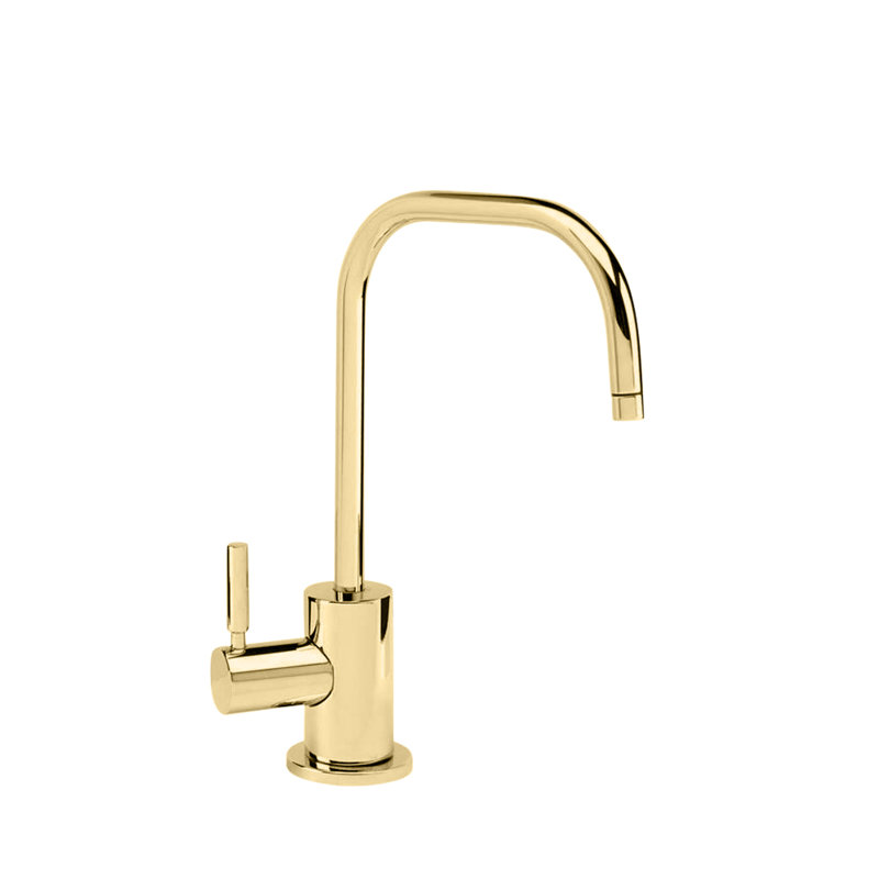 Fulton Hot Only Filtration Faucet, Polished Brass