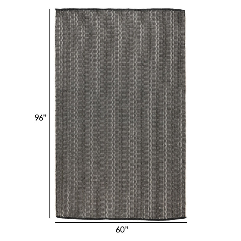 Chandria Area Rug in Gray, Rectangle 5' x 8'