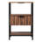 15 Inches Wide Nightstand - 1 Drawer, 2 Shelves, US Power Outlet-1459952591