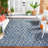 Courtyard Performance Geometric Indoor/Outdoor Area Rug-493703235