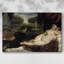 Vénus avec un organiste et Cupidon-Titien-Toile tendue avec châssis-c. 1555